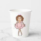 バレリーナ 紙コップ (正面)
