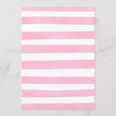 バレリーナ 誕生日 招待状 (裏面)