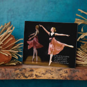 バレリーナ（黒と赤） フォトプラーク (側面)