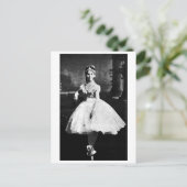 バレリーナ、1870年。 ポストカード (スタンド正面)