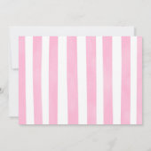 バレリーナ 8歳の誕生日写真招待状 招待状 (裏面)