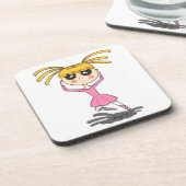 バレリーナCoasters - Set of 6 コースター (左側)