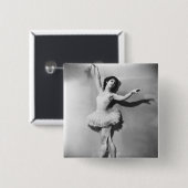 バレリーナenのpointe B&W 缶バッジ (正面&裏面)