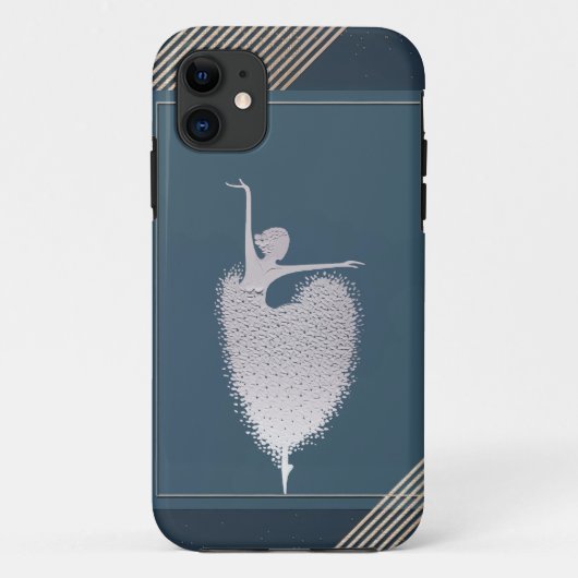 バレリーナiPhone / iPadケース Case-Mate iPhoneケース (裏面)