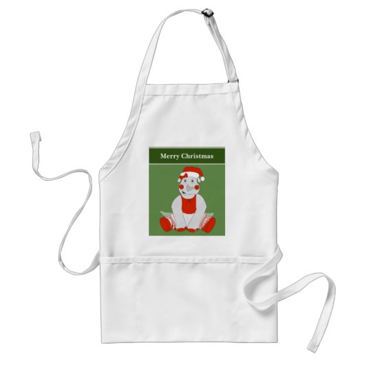 バレリーナRhino – クリスマススペシャル スタンダードエプロン (正面)
