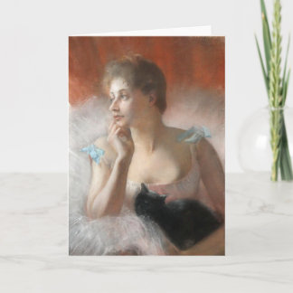 バレリーヌavec un chatピエールキャリア – ベルーズ カード