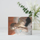 バレリーヌavec un chatピエールキャリア – ベルーズ シーズンポストカード (スタンド正面)