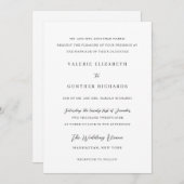 バレリ伝統的結婚の 招待状 (正面/裏面)