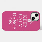 バレリ保ナの靴のピンクで落ち着いて踊る Case-Mate iPhoneケース (裏面 (横))