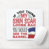 バレルおもしろいレーシング新スカールロデオ女性のカーボーイ マウスパッド (マウス)