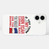 バレルおもしろいレーシング新スカールロデオ女性のカーボーイ Case-Mate iPhoneケース (裏面 (横))