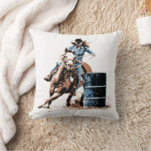 バレルの競争 クッション (ブランケット)