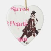 バレルの競争 セラミックオーナメント (右)