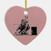 バレルの競走馬 セラミックオーナメント (正面)