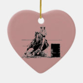 バレルの競走馬 セラミックオーナメント (裏面)