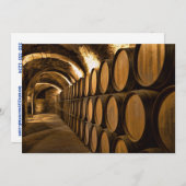 バレルの路地ワイナリー 招待状 (正面/裏面)