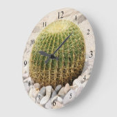 バレルサボテン時計 ラージ壁時計 (傾斜)
