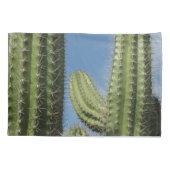 バレルサボテンI砂漠の写真 枕カバー (裏面)