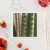 バレルサボテンII砂漠自然写真 スタンダードカクテルナプキン (インサイチュ)