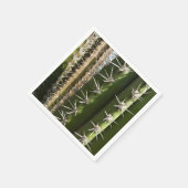 バレルサボテンII砂漠自然写真 スタンダードカクテルナプキン (角)