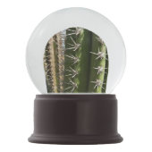 バレルサボテンII砂漠自然写真 スノーグローブ (裏面)