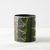 バレルサボテンII砂漠自然写真 マグカップ (中央)