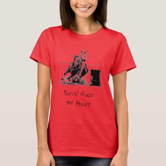 バレルレーサーアットハート Tシャツ (正面)