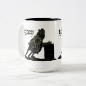 バレルレーサーコーヒーカップ ツートーンマグカップ (正面左)