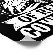 バレルレーサーダートは女性のカーボーイのグリッター実在 ポスター (角)