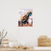 バレルレーサーポスター ポスター (キッチン)