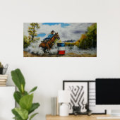 バレルレーサーポスター ポスター (ホームオフィス)