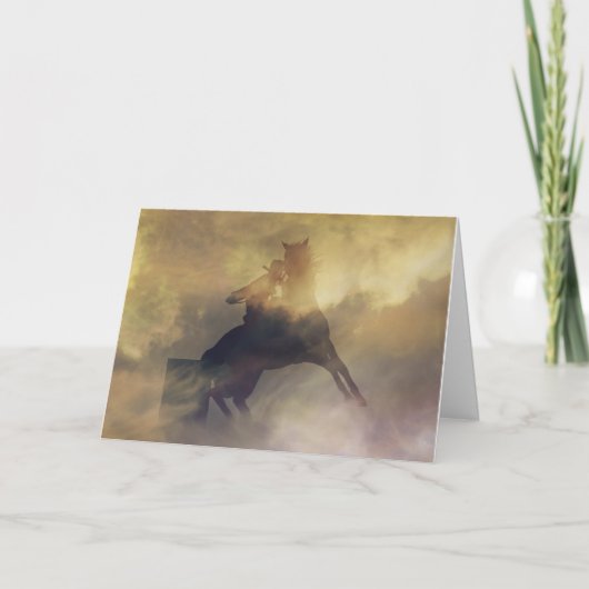 バレルレーサー誕生日カード カード (正面)