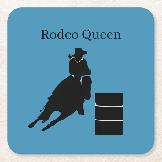 バレルレーサー スクエアペーパーコースター (正面)