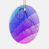 バレルレーサー（パステルレインボー） セラミックオーナメント (右)