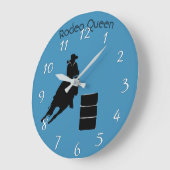 バレルレーサー ラージ壁時計 (傾斜)