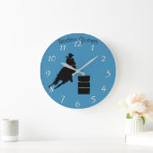 バレルレーサー ラージ壁時計 (ホーム)