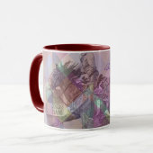 バレルレーサーII (ピンクバイオレットジオメトリック) マグカップ (正面左)