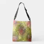 バレルレーサーII （黄色のオレンジ色の渦巻き） クロスボディバッグ (裏面)