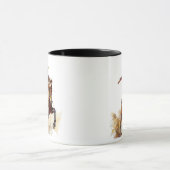 バレルレーシングガールと競争の馬。 マグカップ (中央)