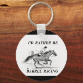 バレルレーシングキーチェーン キーホルダー (正面)