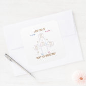 バレルレーシングギフトを理解していない部分 スクエアシール (封筒)