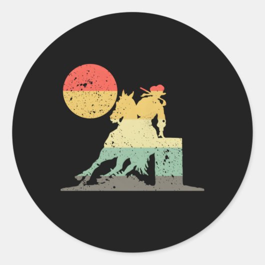 バレルレーシングショーバレルレーサー ラウンドシール (正面)