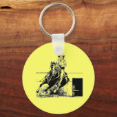 バレルレーシングホース キーホルダー (正面)