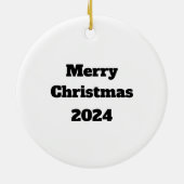 バレルレーシングロデオ、パーソナライズオーナメント セラミックオーナメント (裏面)