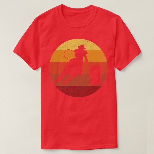 バレルレーシングヴィンテージ4 Tシャツ (デザイン正面)