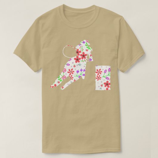バレルレーシング乗馬女性のカーボーイ Tシャツ (デザイン正面)
