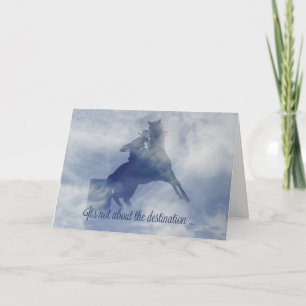 バレルレーシング誕生日カード カード