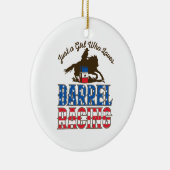 バレルレースが大好きな女の子 セラミックオーナメント (右)