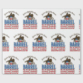 バレルレースが大好きな女の子 ラッピングペーパー (フラット)