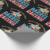 バレルレースが大好きな女の子 ラッピングペーパー (角)